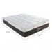 Colchão Casal Pegasus Molas Ensacadas (30x128x188) Branco e Cinza com 2 Travesseiros Guldi Soft Nasa Branco