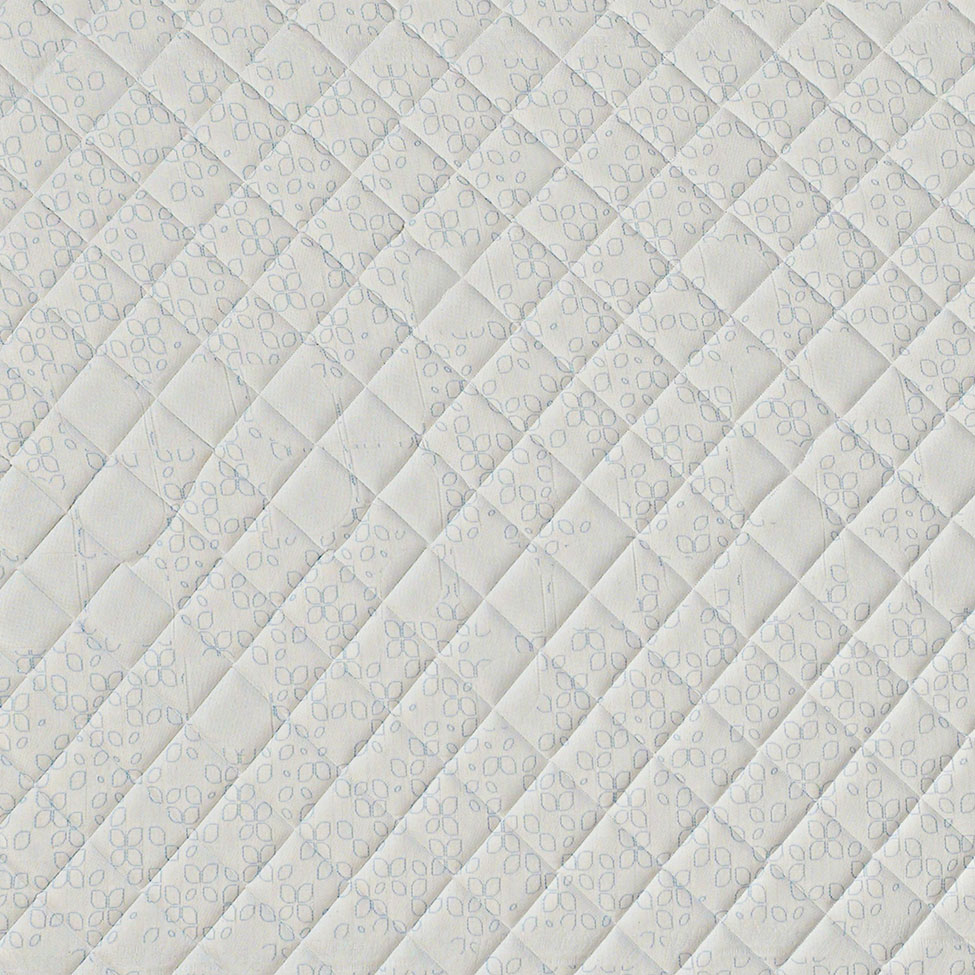 Colchão Casal Safira Molas Ensacadas (26x138x188) Azul e Branco