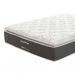 Colchão Casal Safira Plush Molas Ensacadas (30x138x188) Branco e Cinza com 2 Travesseiros Guldi Soft Nasa Branco