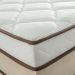 Colchão King Aquárius Molas Ensacadas (34x193x203) Branco e Bege