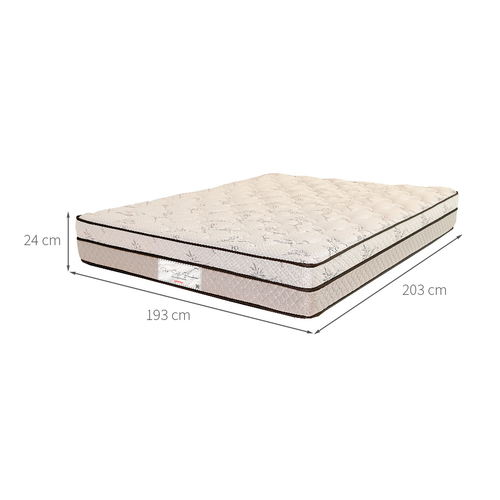 Colchão King Mola Ensacada Pro Soft Bamboo (24x193x203) Cinza