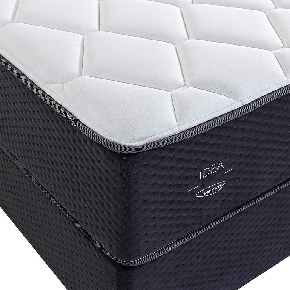 Colchão King Molas Maxspring Idea (32x193x203) Branco e Preto