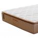 Colchão Queen Brilhante Molas Ensacadas (34x158x198) Marrom e Bege com 2 Travesseiros Guldi Soft Nasa Branco