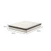 Colchão Queen Diamond Euro Molas Ensacadas (26x158x198) Bege e Marrom