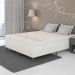 Colchão Queen Joyful Espuma D33 (17x158x198) Branco e Bege