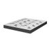 Colchão Queen Joyful Espuma D45 (17x158x198) Cinza e Branco
