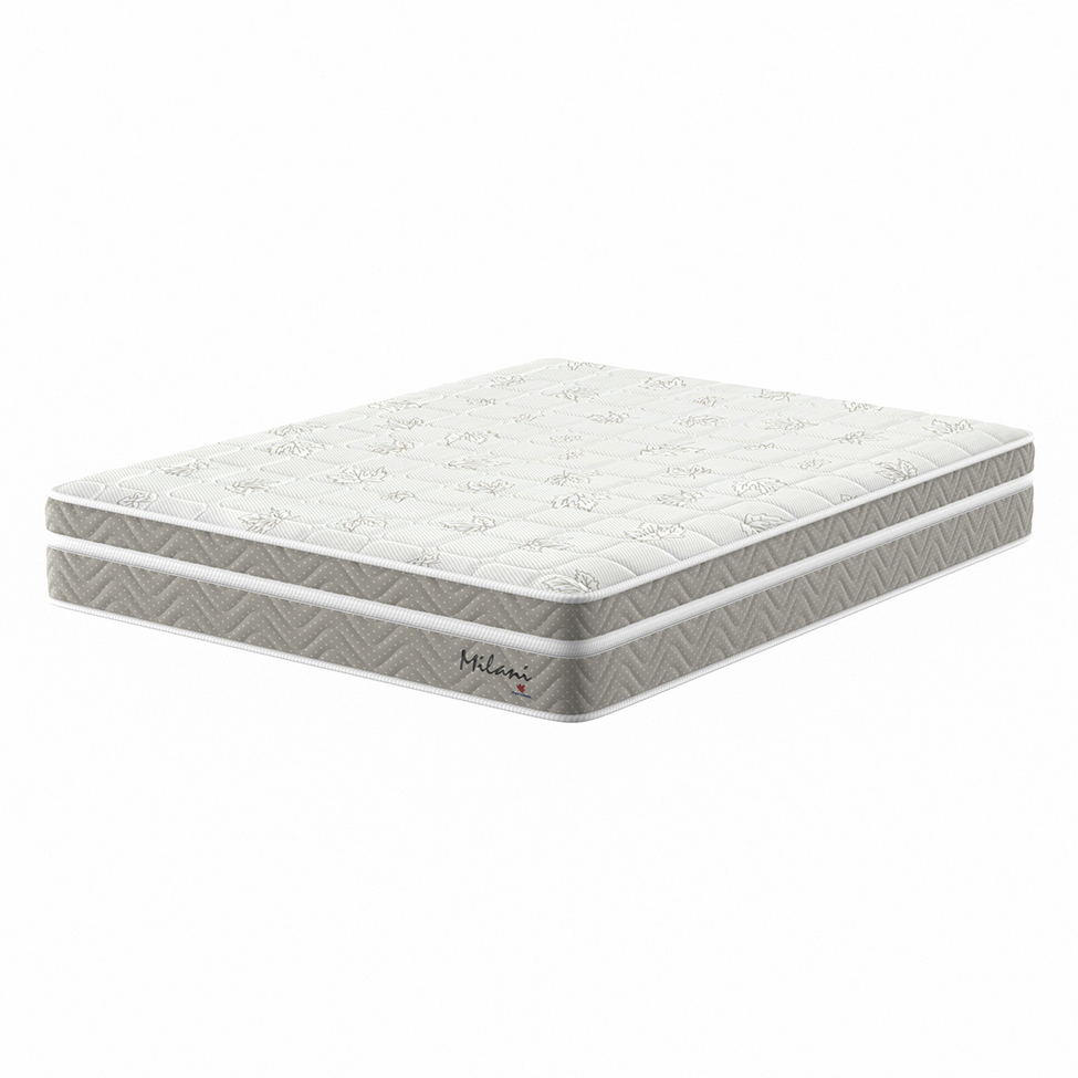 Colchão Queen Milani Mola Verticoil (26x158x198) Bege