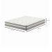 Colchão Queen Milani Mola Verticoil (26x158x198) Bege