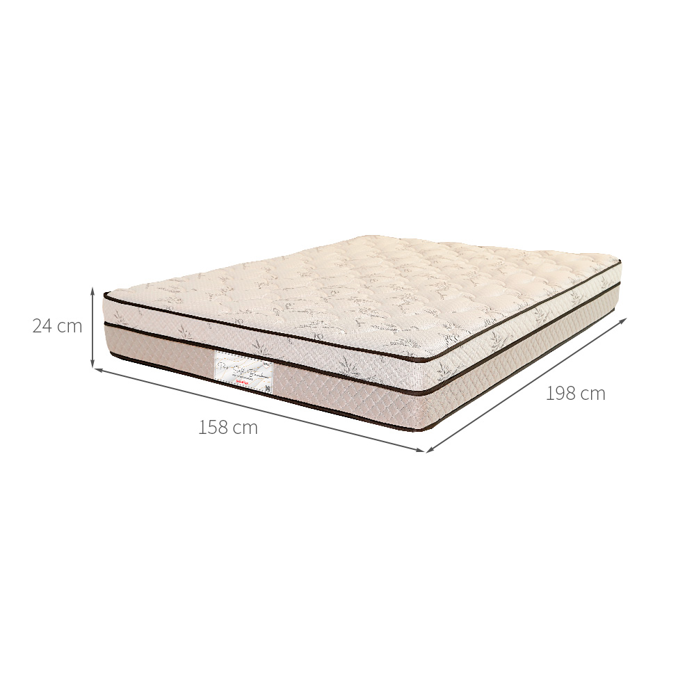 Colchão Queen Mola Ensacada Pro Soft Bamboo (24x158x198) Cinza