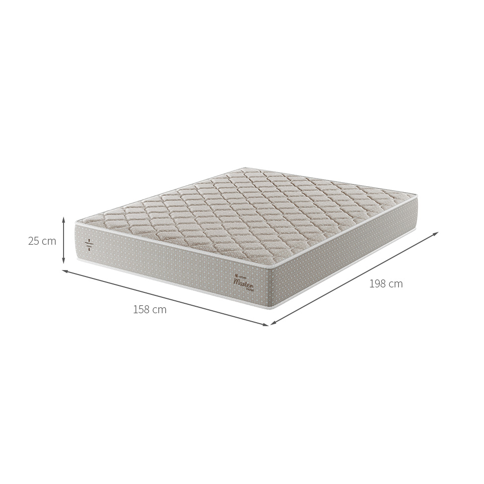 Colchão Queen Molejo Superlastic Master Hotel (25x158x198) Bege