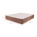 Colchão Queen Pro Quality C Mola Ensacada (32x158x198) Marrom e Bege