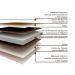 Colchão Queen Pro Quality C Mola Ensacada (32x158x198) Marrom e Bege