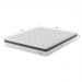 Colchão Queen Sigma Molas Ensacadas (22x158x198) Branco e Cinza