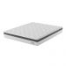 Colchão Queen Sigma Molas Ensacadas (22x158x198) Branco e Cinza