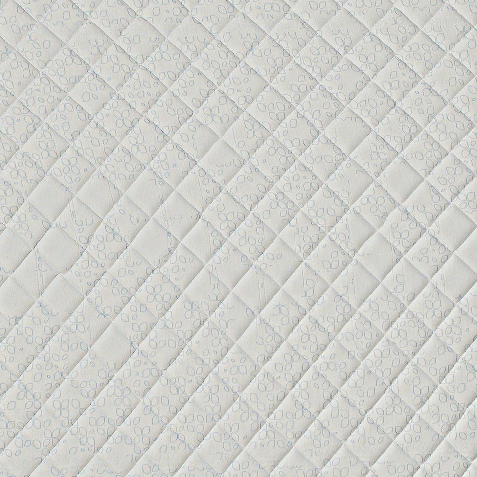 Colchão Solteirão Safira Molas Ensacadas (26x108x198) Azul e Branco