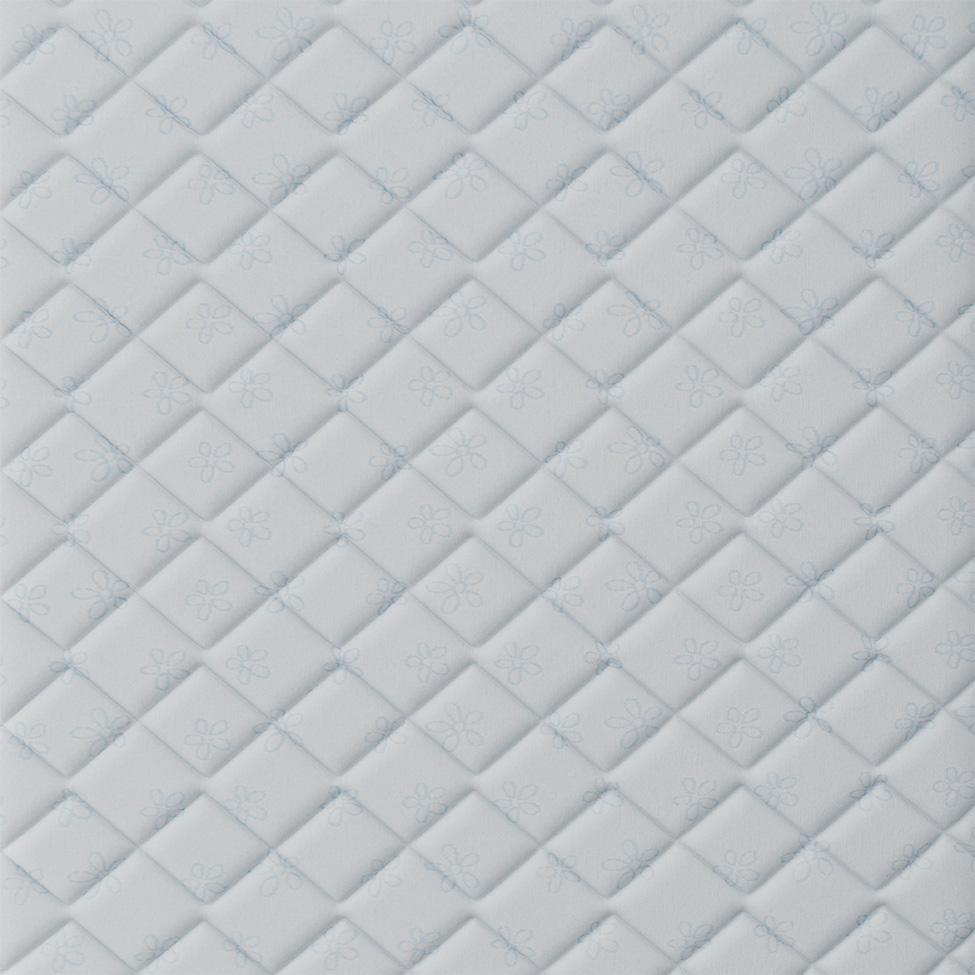Colchão Solteirão York Molas Ensacadas (24x96x203) Azul e Branco