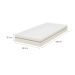 Colchão Solteiro Aurus Molas Ensacadas (20x88x188) Branco
