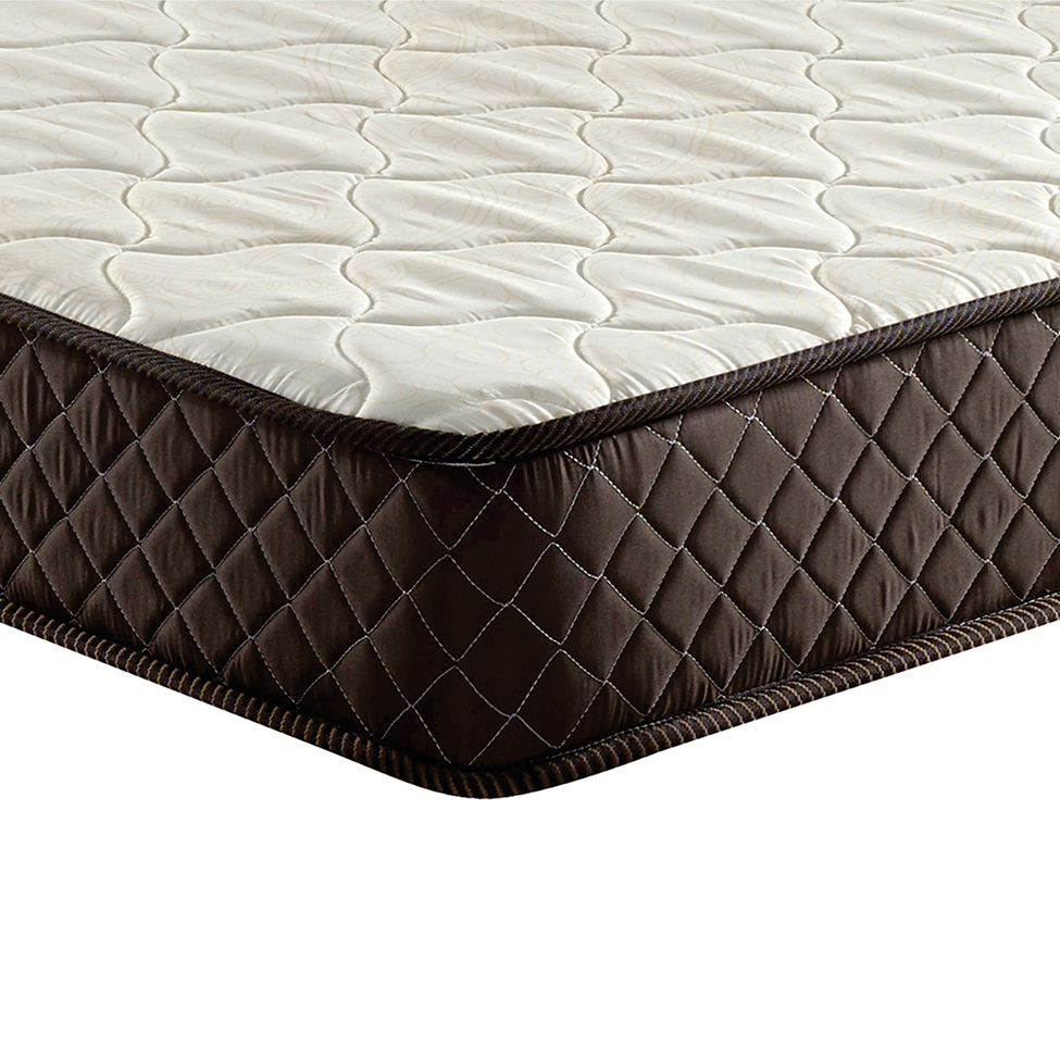 Colchão Solteiro Espuma D33 Ecoline (17x88x188) Marrom e Bege