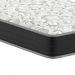 Colchão Solteiro Hortensia D33 (20x88x188) Preto e Branco