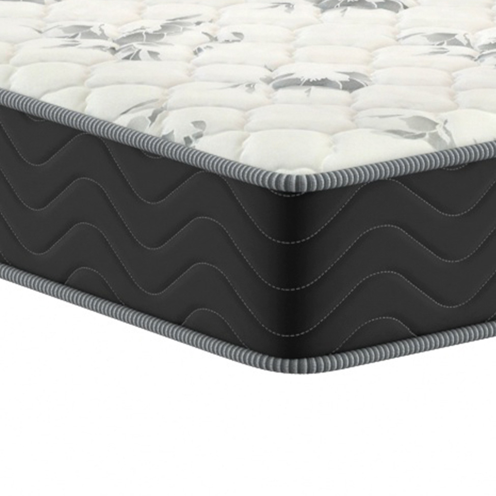 Colchão Solteiro Jade D28 (24x88x188) Preto e Branco