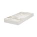 Colchão Solteiro Joyful Espuma D33 (17x88x188) Branco e Bege