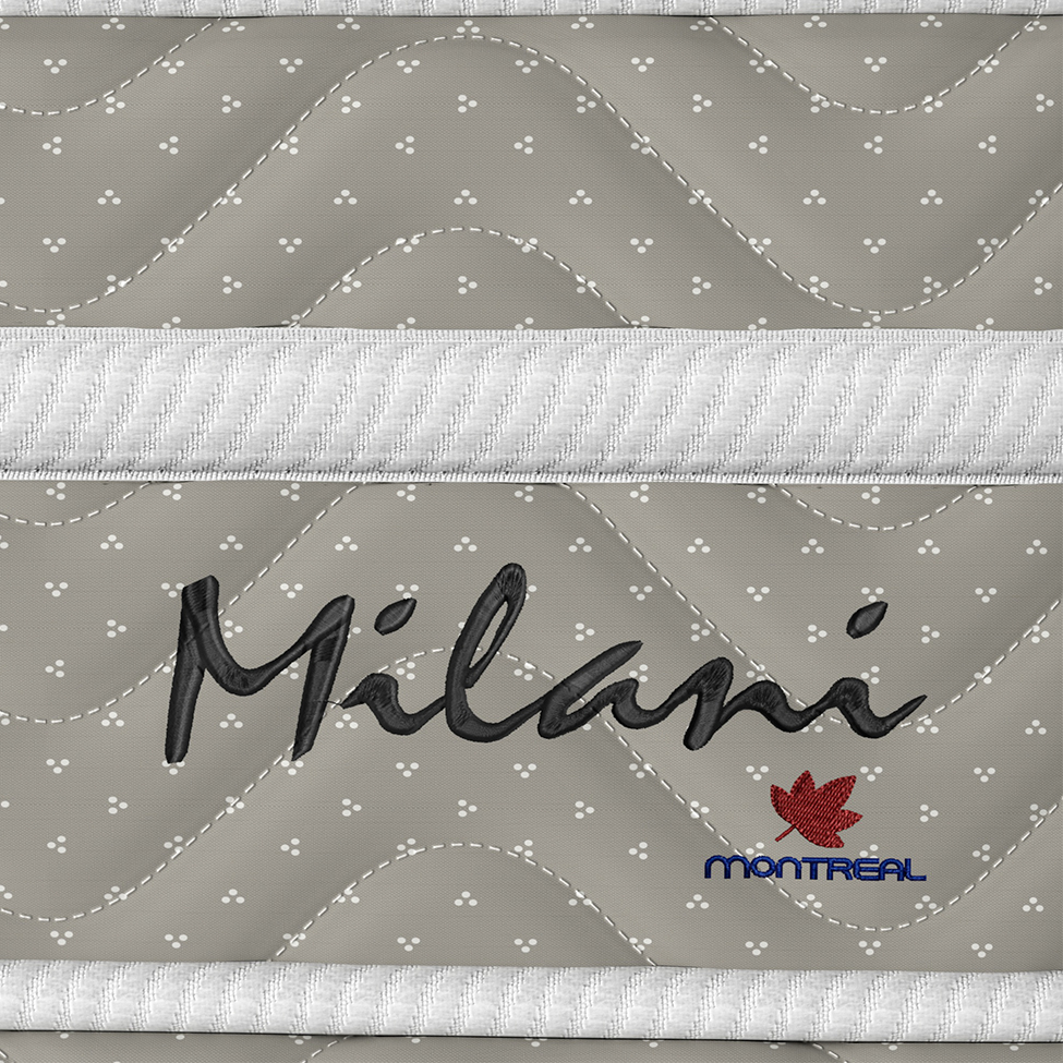 Colchão Solteiro King Milani Mola Verticoil (26x108x198) Bege