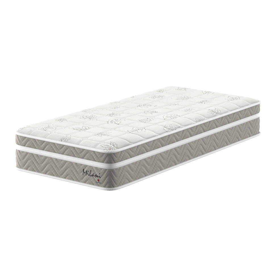 Colchão Solteiro Milani Mola Verticoil (26x88x188) Bege