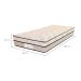 Colchão Solteiro Mola Ensacada Pro Soft Bamboo (26x88x188) Cinza