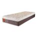 Colchão Solteiro Safira Plush Mola Ensacada (30x88x188) Branco e Cinza
