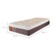 Colchão Solteiro Safira Plush Mola Ensacada (30x88x188) Branco e Cinza