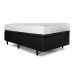 Colchão Solteiro Vivere Espuma (25x88x188) Branco e Preto
