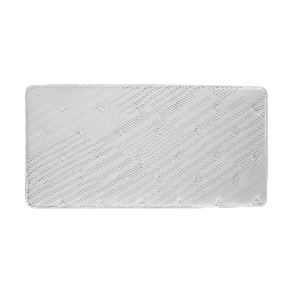 Colchão Solteiro Vivere Espuma (25x88x188) Branco e Preto