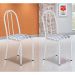 Conjunto 2 Cadeiras Éos Branco e Estampa Capitonê