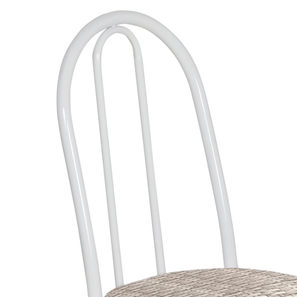 Conjunto 2 Cadeiras Éos Branco e Rattan
