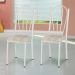 Conjunto 2 Cadeiras Mnemósine Branco e Rattan