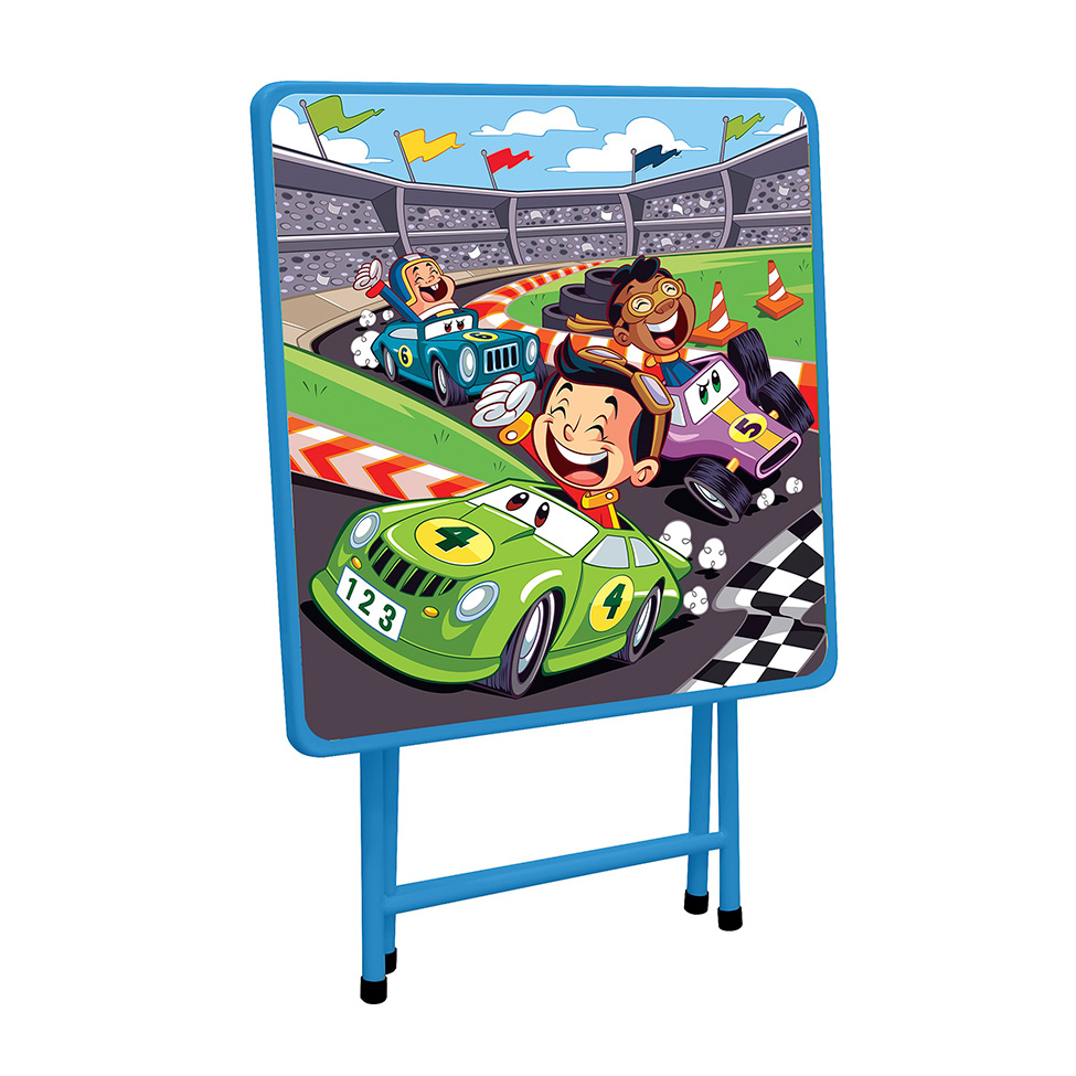 Conjunto Infantil com Mesa e 2 Cadeiras Azul