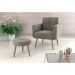 Conjunto com 1 Poltrona e 1 Puff Havana Capuccino