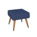 Conjunto com 1 Poltrona e 1 Puff Pequim Azul