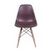 Conjunto com 10 Cadeiras DKR Eames Café e Madeira
