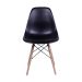Conjunto com 10 Cadeiras DKR Eames Preto e Madeira