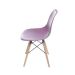 Conjunto com 10 Cadeiras DKR Eames Roxo e Madeira