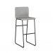 Conjunto com 2 Banquetas Alabama Cinza e Preto