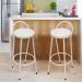 Conjunto com 2 Banquetas Erica Branco