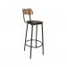 Conjunto com 2 Banquetas Jolly Preto
