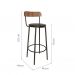 Conjunto com 2 Banquetas Jolly Preto