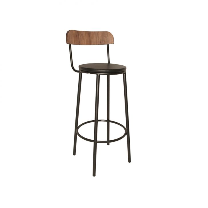 Conjunto com 2 Banquetas Jolly Preto