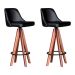 Conjunto com 2 Banquetas Lean Preto