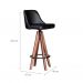 Conjunto com 2 Banquetas Lean Preto