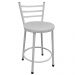 Conjunto com 2 Banquetas Lorena Branco 75 cm