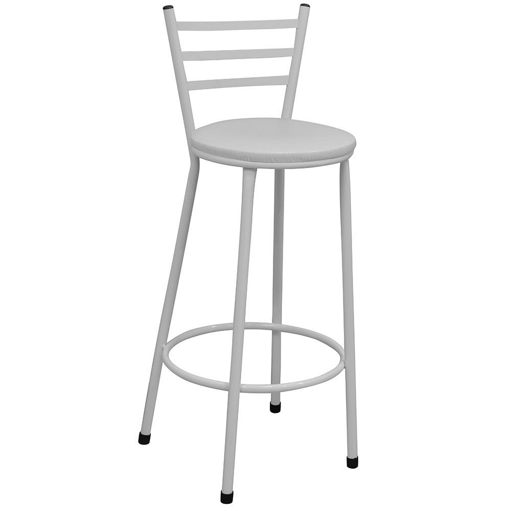 Conjunto com 2 Banquetas Lorena Branco 97 cm